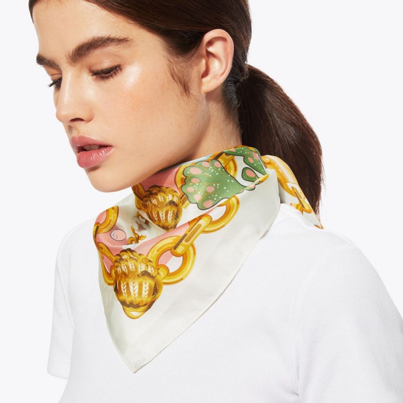 Kurt Geiger Large Square Scarf Albi | HWYRLS-320