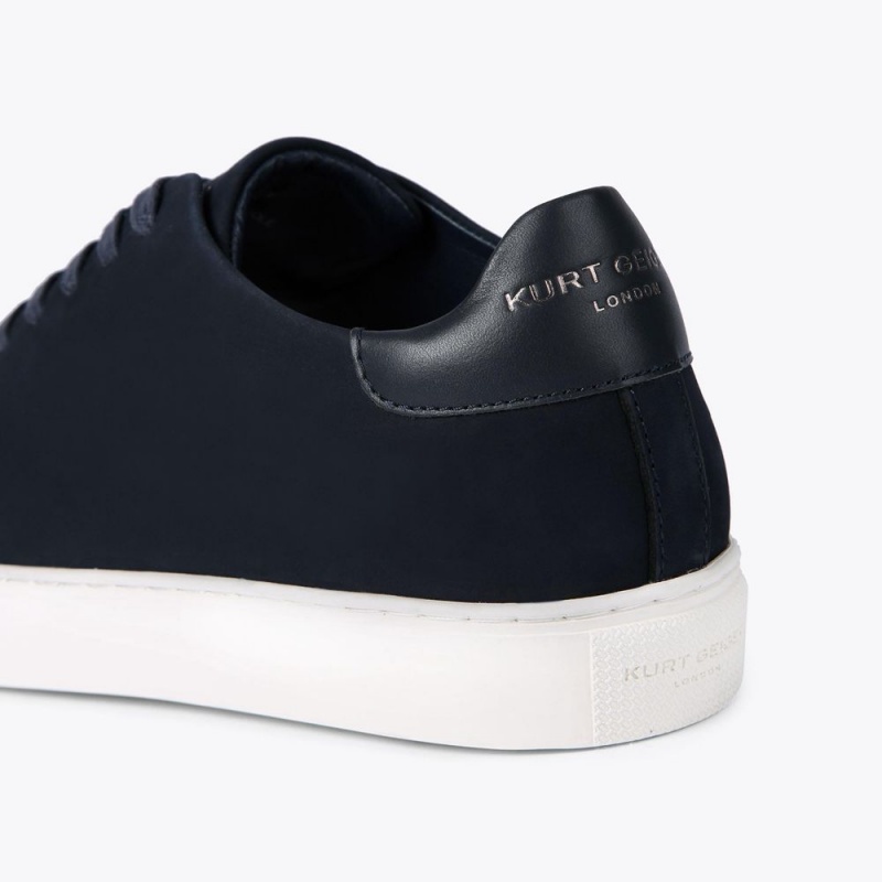 Kurt Geiger Lennon Nubuck Sneaker Bleumarin | XMCHTK-548