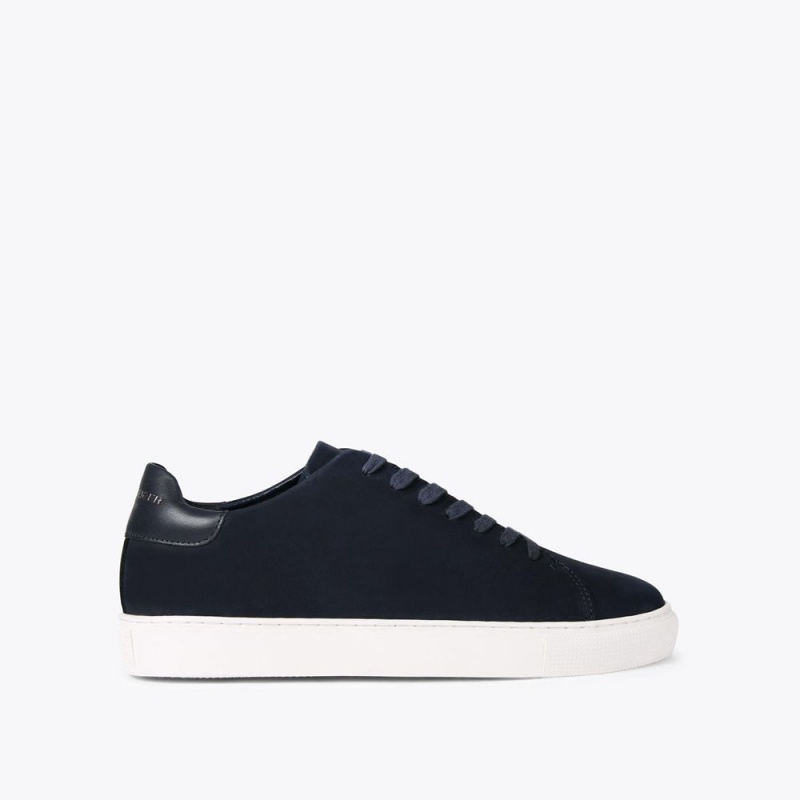 Kurt Geiger Lennon Nubuck Sneaker Bleumarin | XMCHTK-548