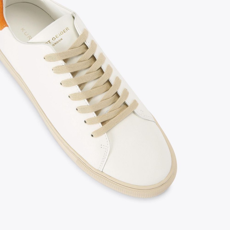 Kurt Geiger Lennon Sneaker Albi Portocalii | HVWYXT-862