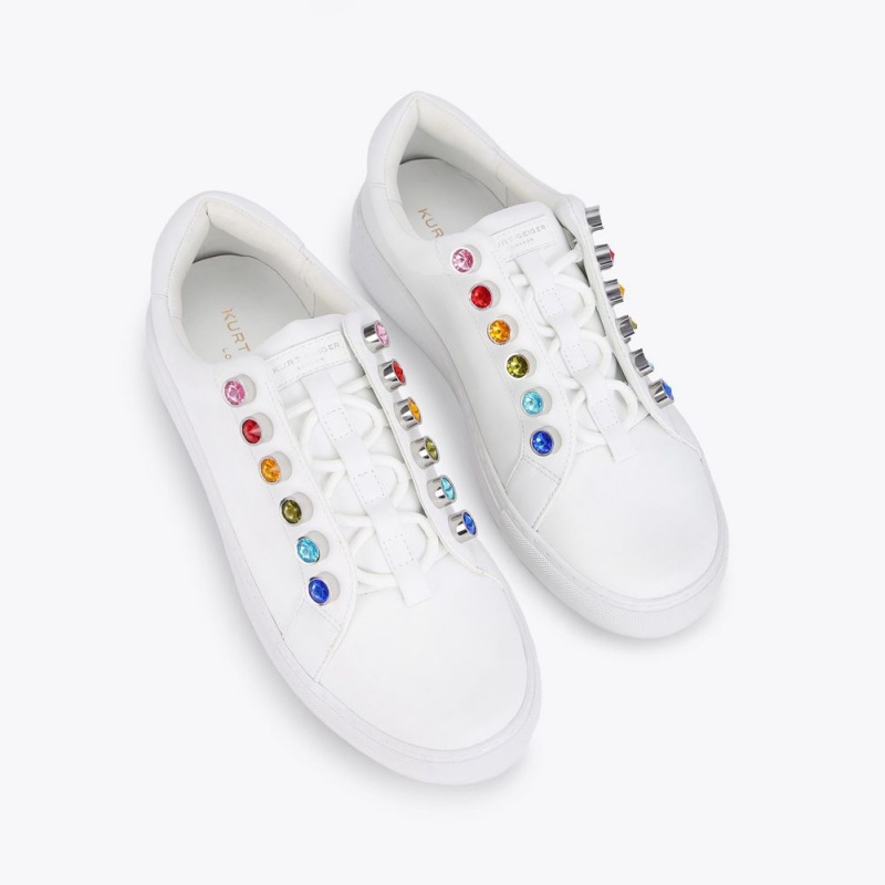 Kurt Geiger Liviah Grosolan Rainbow Sneaker Albi | BYUDAM-279