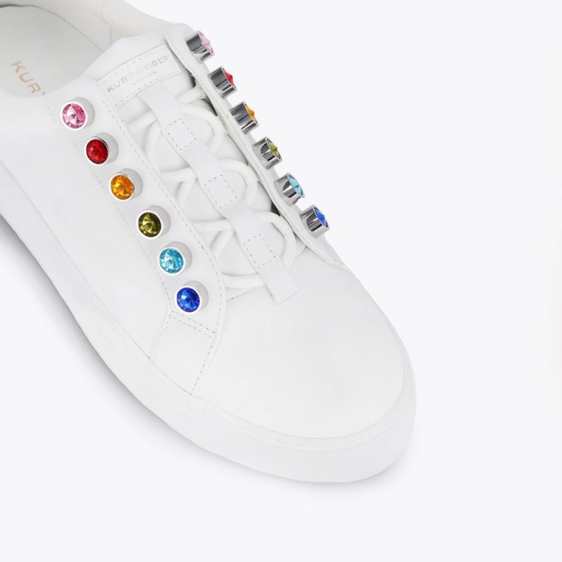 Kurt Geiger Liviah Grosolan Rainbow Sneaker Albi | BYUDAM-279