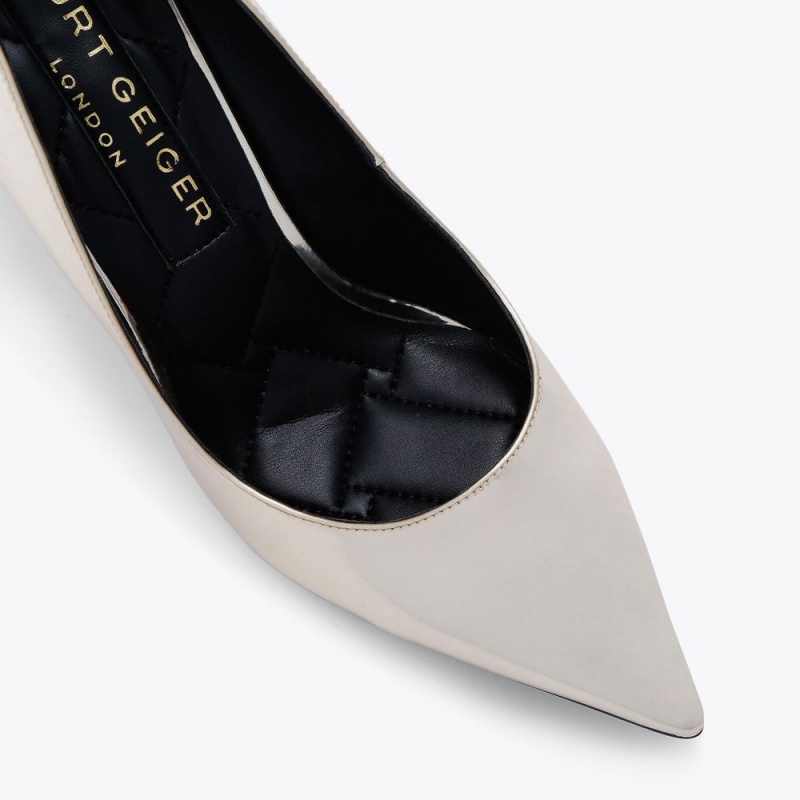 Kurt Geiger London Stiletto Argintii | UHCMDS-672