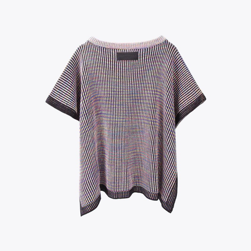 Kurt Geiger Marled Poncho Negrii | DRELYI-492