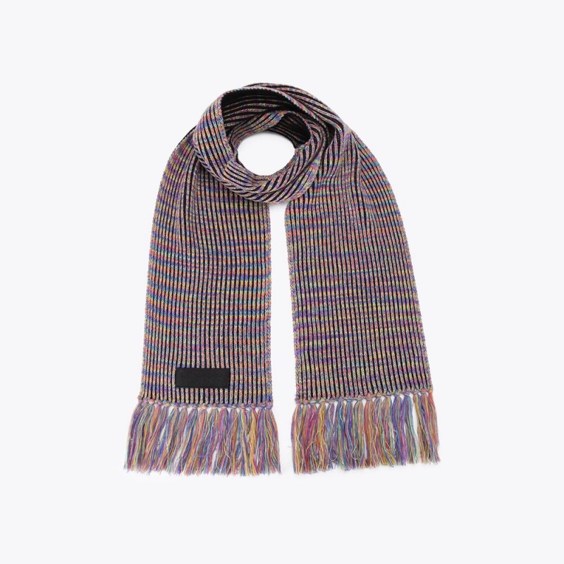 Kurt Geiger Marled Scarf Negrii | KBAUPC-963