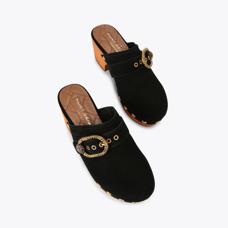 Kurt Geiger Mayfair Clog Negrii | YLCWJX-261