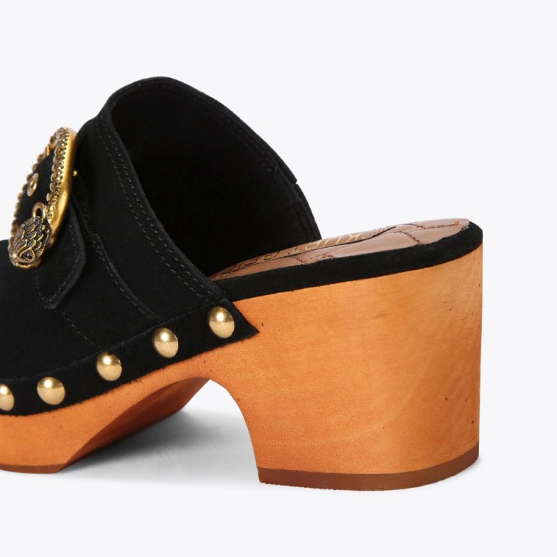 Kurt Geiger Mayfair Clog Negrii | YLCWJX-261