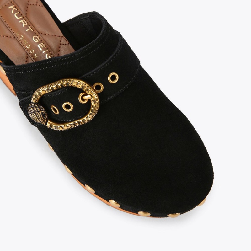 Kurt Geiger Mayfair Clog Negrii | YLCWJX-261