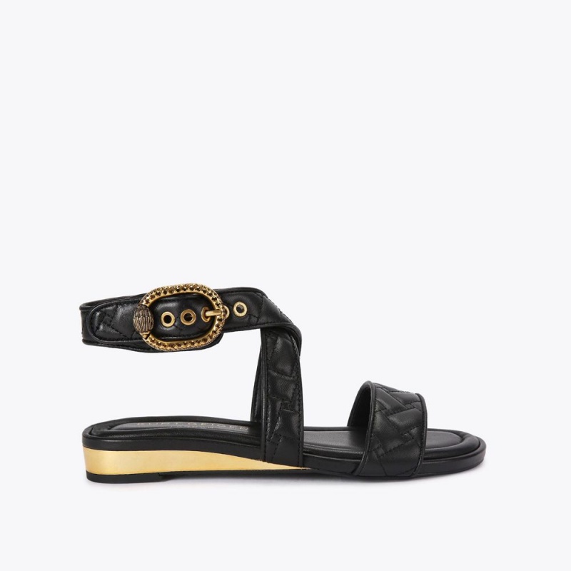 Kurt Geiger Mayfair Plati Sandal Negrii | JGKDAP-901