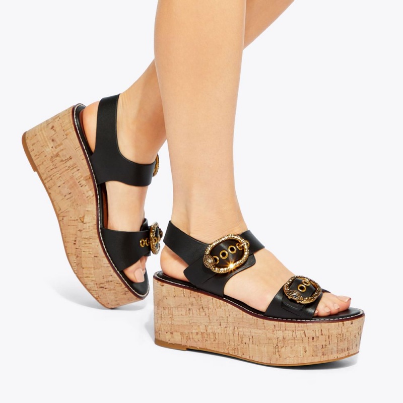 Kurt Geiger Mayfair Sandal Negrii | HXTGVK-820