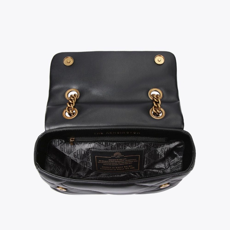 Kurt Geiger Medium Kensington Puff Bag Negrii | RQWHBL-190