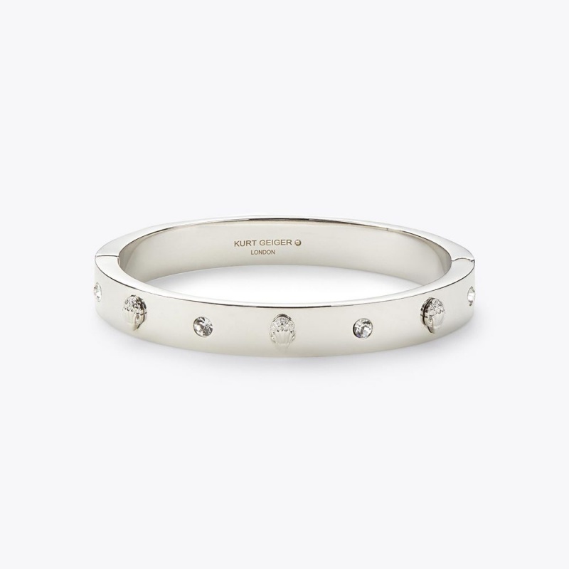 Kurt Geiger Metal Eagle Bangle Argintii | TGVLBJ-680