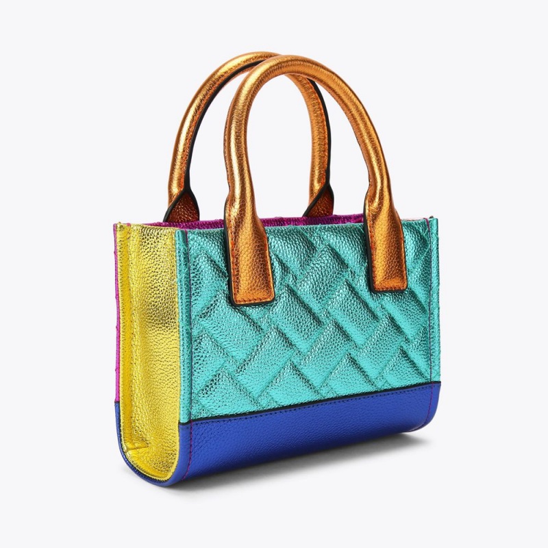 Kurt Geiger Micro Kensington Square Tote Bag Colorati | OQAZFM-547