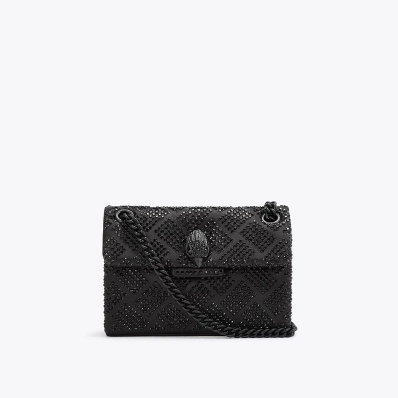 Kurt Geiger Mini Crystal Kensington Bag Negrii | JWTNRI-314