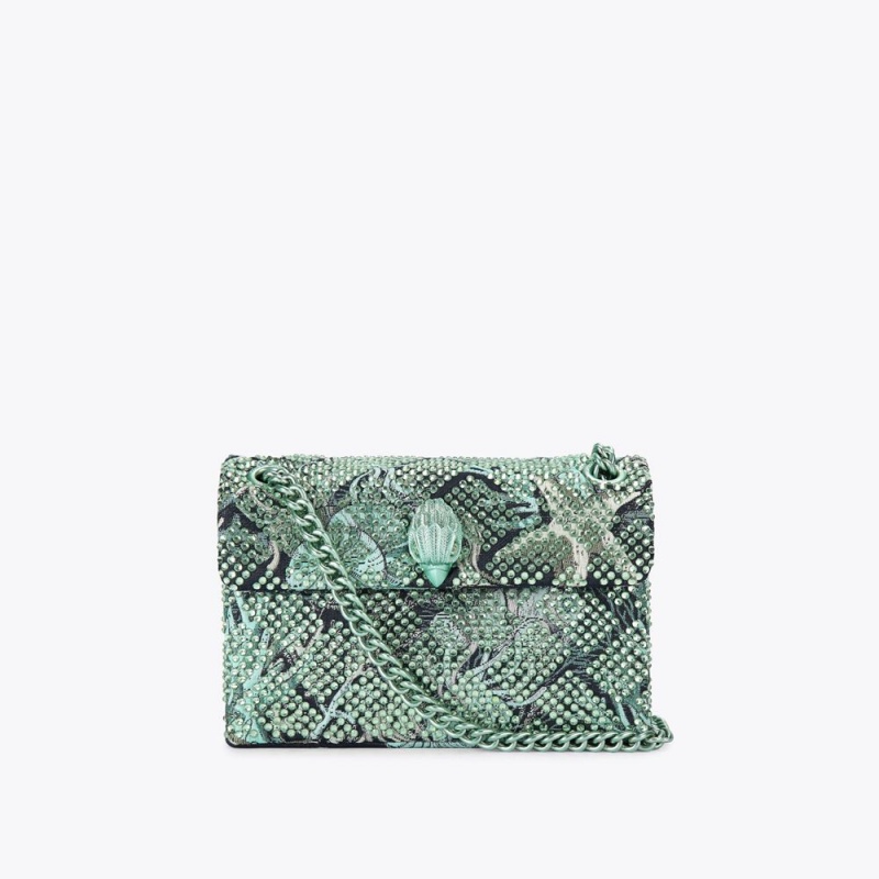 Kurt Geiger Mini Fabric Kensington Bag Verzi | BQVNHR-263