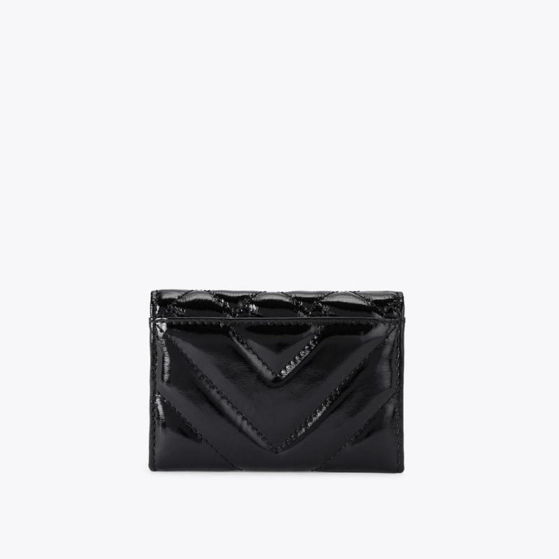 Kurt Geiger Multi Flap Card Holder Negrii | NZMVIL-241