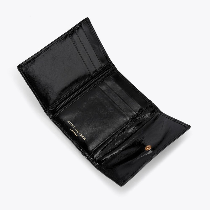 Kurt Geiger Multi Flap Card Holder Negrii | NZMVIL-241