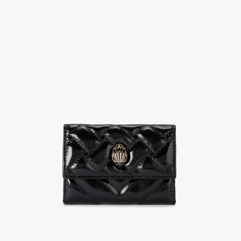 Kurt Geiger Multi Flap Card Holder Negrii | NZMVIL-241