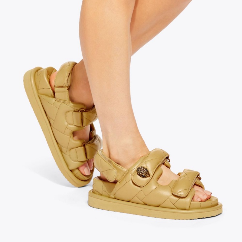 Kurt Geiger Orson Puff Sandal Galbeni | OVDUFJ-487