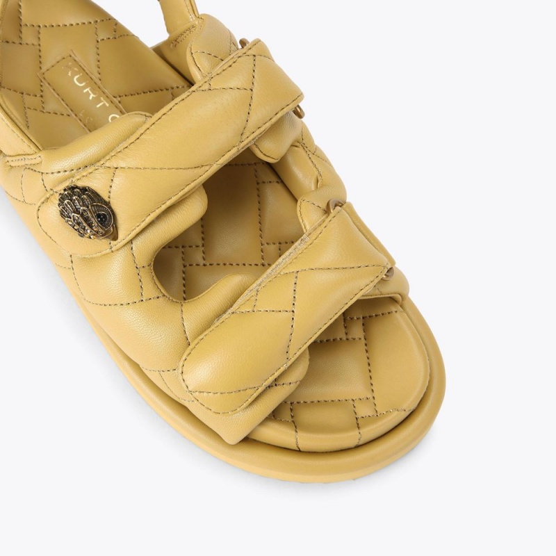 Kurt Geiger Orson Puff Sandal Galbeni | OVDUFJ-487