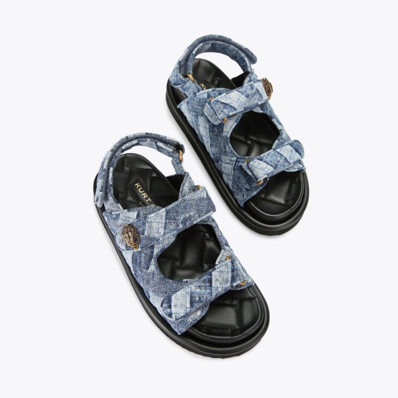 Kurt Geiger Orson Sandal Albastri | JYKVFG-420