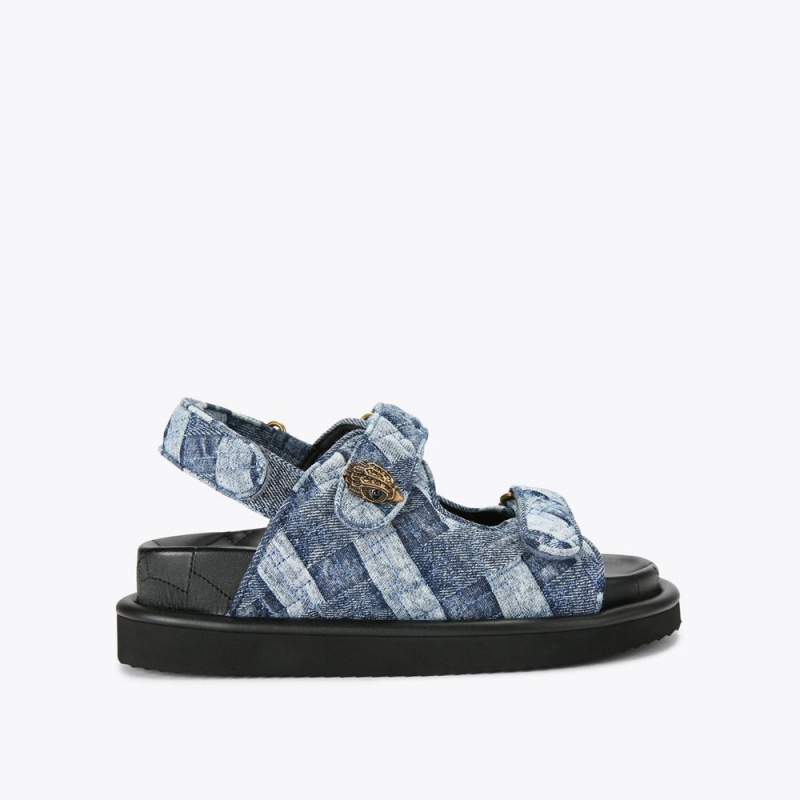 Kurt Geiger Orson Sandal Albastri | JYKVFG-420