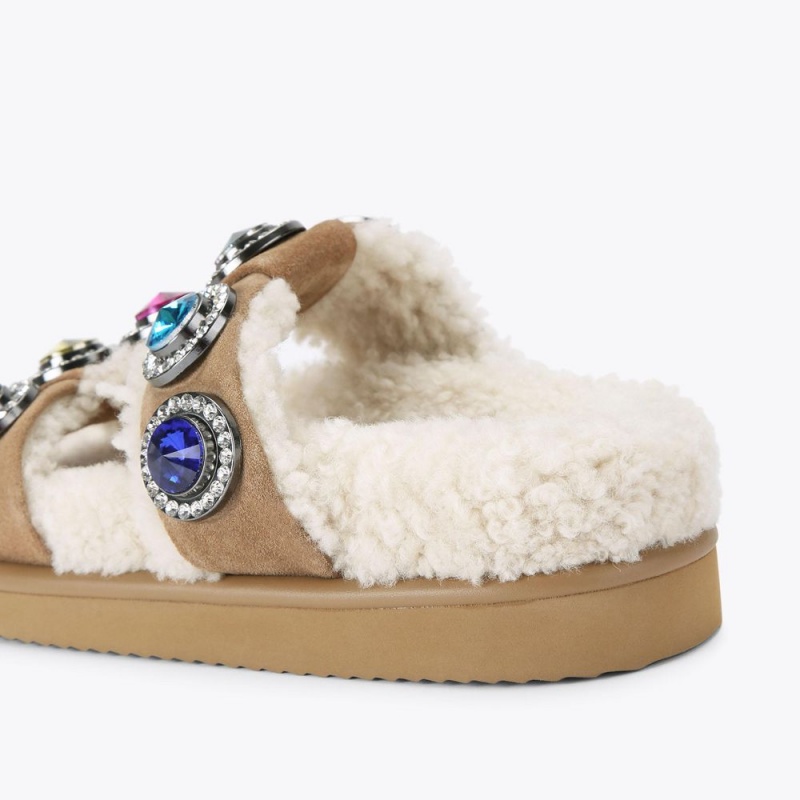 Kurt Geiger Orson Teddy Sandal Maro | ICLHJW-364