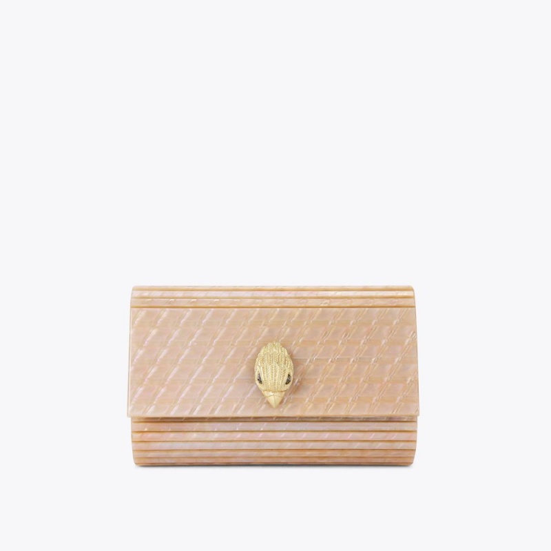 Kurt Geiger Party Eagle Clutch Bag Blush | PUNDKT-674