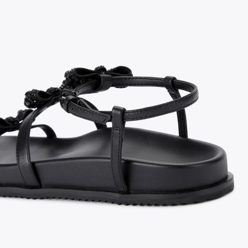 Kurt Geiger Pierra Drench Sandal Negrii | XQDHKI-215