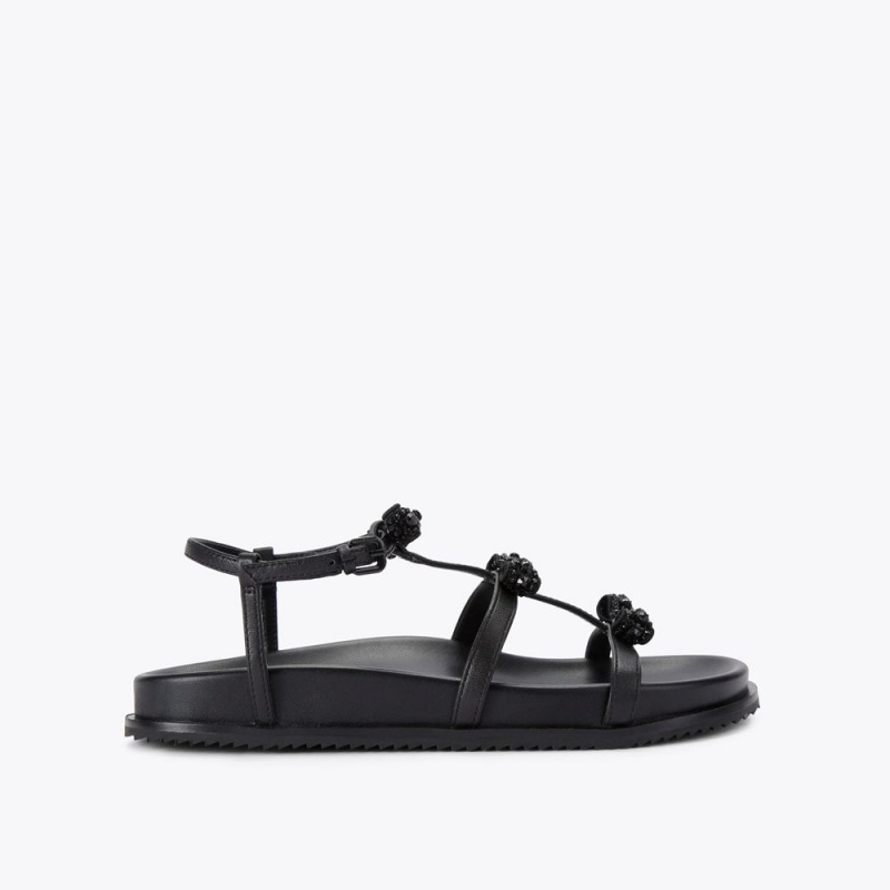 Kurt Geiger Pierra Drench Sandal Negrii | XQDHKI-215