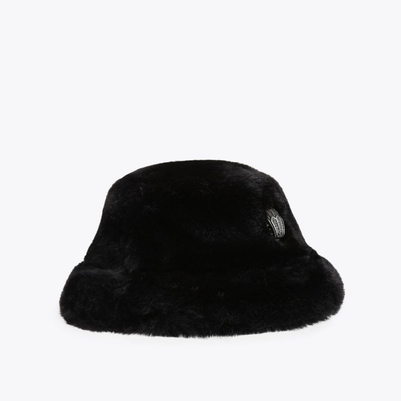 Kurt Geiger Poppy Bucket Hat Negrii | LVQPCZ-362