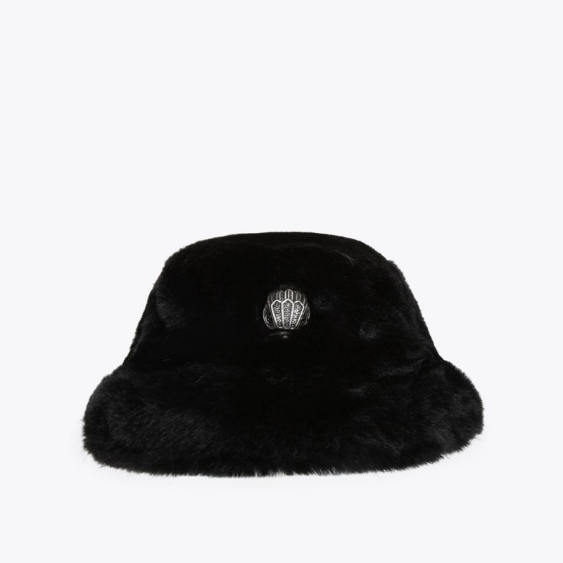 Kurt Geiger Poppy Bucket Hat Negrii | LVQPCZ-362