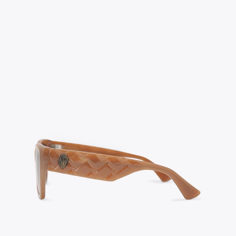 Kurt Geiger Rectangle Kensington Sunglasses Aurii | QGEAKJ-183