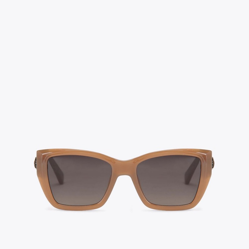 Kurt Geiger Rectangle Kensington Sunglasses Aurii | QGEAKJ-183