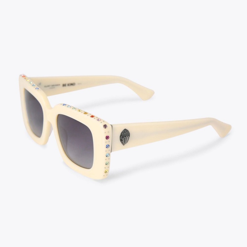 Kurt Geiger Rectangle Shoreditch Sunglasses Albi | VKMSDH-567