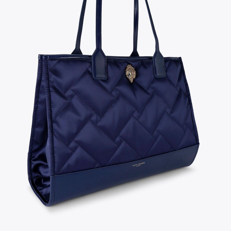 Kurt Geiger Recycled Shopper Bag Bleumarin | FMLGXC-260