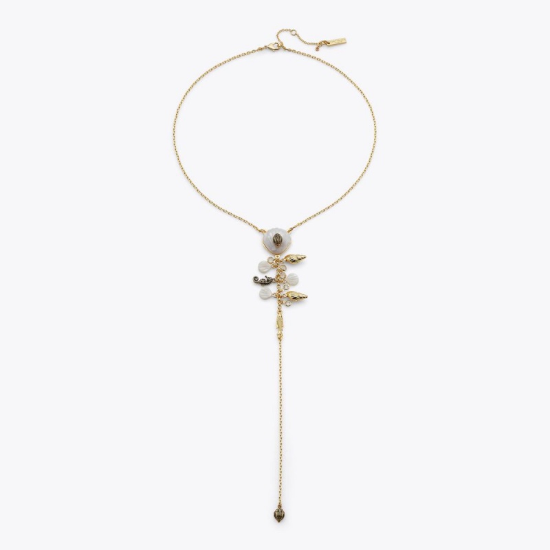 Kurt Geiger Shore Pendant Necklace Aurii | KCOJDV-850