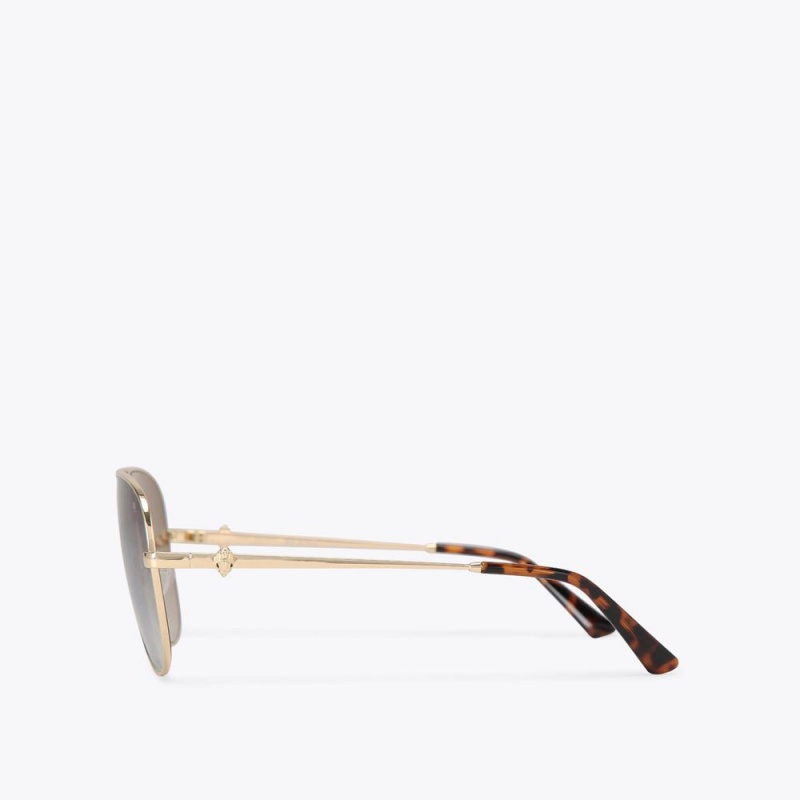 Kurt Geiger Shoreditch Aviator Sunglasses Aurii | BHFQJY-576