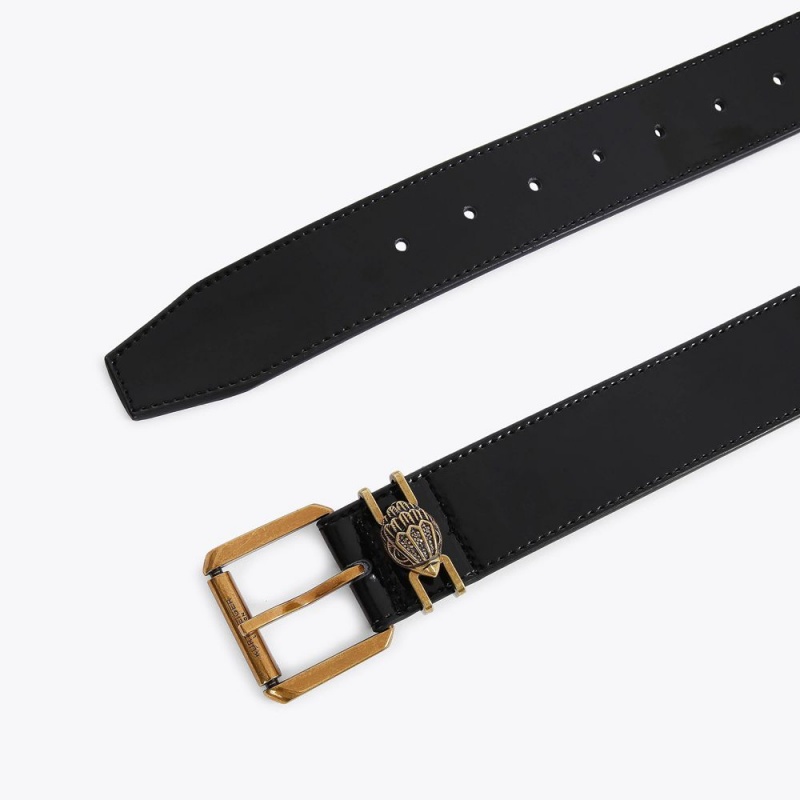 Kurt Geiger Shoreditch Belt Negrii | WGEDXH-328