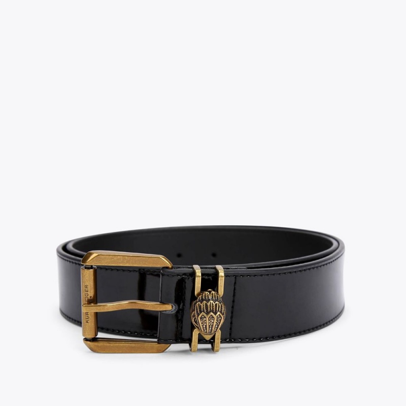 Kurt Geiger Shoreditch Belt Negrii | WGEDXH-328