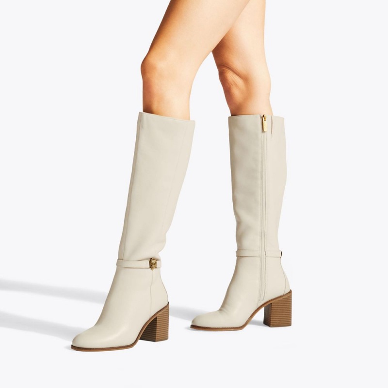 Kurt Geiger Shoreditch Block Knee Boot Albi | LISNKB-279