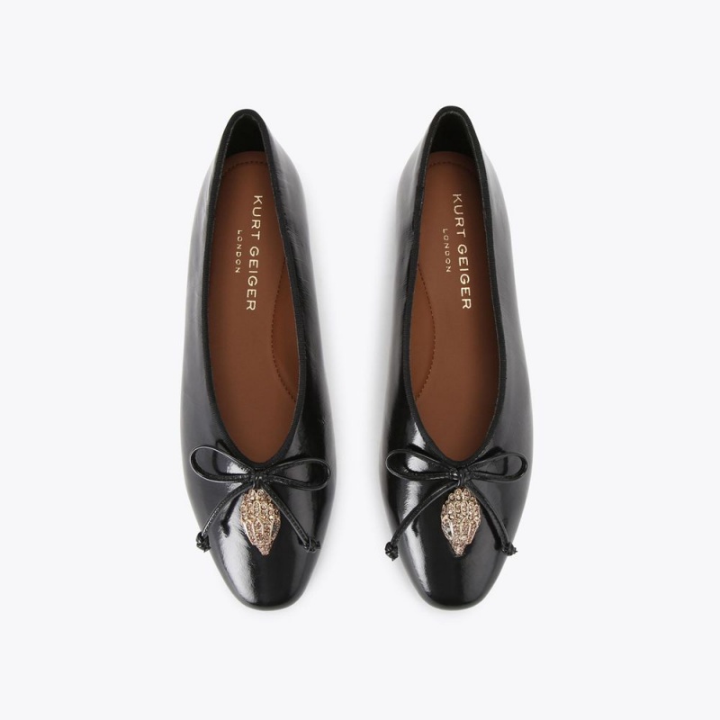 Kurt Geiger Sloane Ballerina Plati Negrii | CKQZYU-392