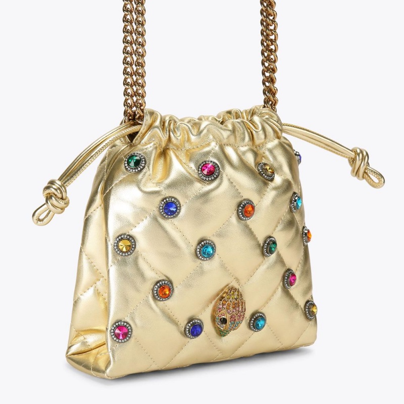 Kurt Geiger Small Kensington Drawstring Bag Aurii | AZBJDV-698