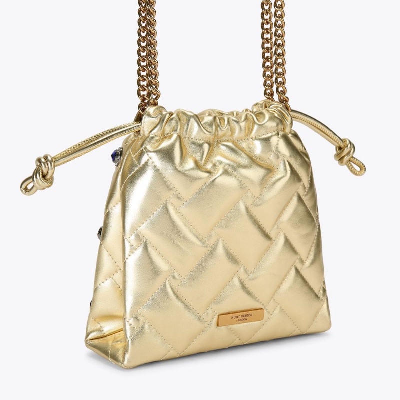 Kurt Geiger Small Kensington Drawstring Bag Aurii | AZBJDV-698