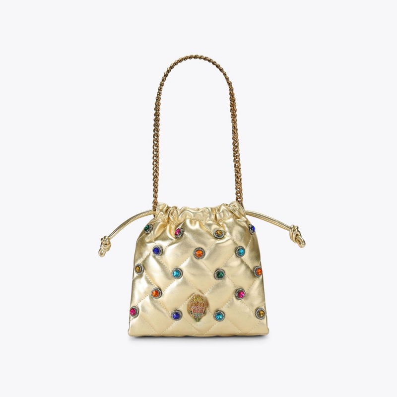 Kurt Geiger Small Kensington Drawstring Bag Aurii | AZBJDV-698