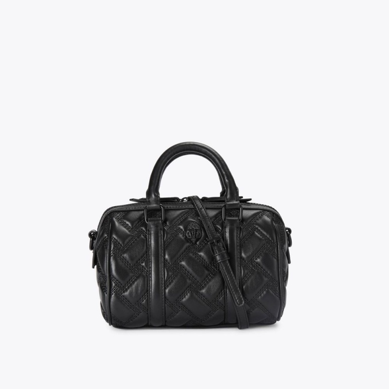 Kurt Geiger Small Kensington Drench Boston Bag Negrii | YOQTBN-504