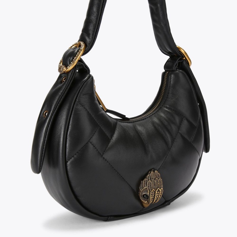 Kurt Geiger Small Kensington Puff Hobo Bag Negrii | VMBSRK-137