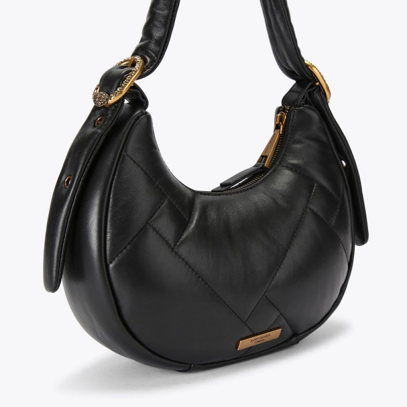 Kurt Geiger Small Kensington Puff Hobo Bag Negrii | VMBSRK-137