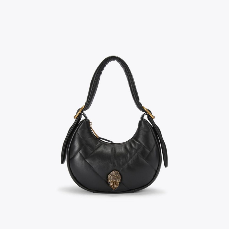 Kurt Geiger Small Kensington Puff Hobo Bag Negrii | VMBSRK-137