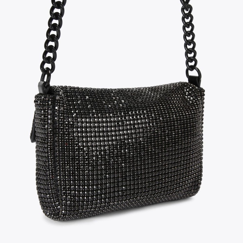 Kurt Geiger Small Party Bag Negrii | ZTOFKV-156